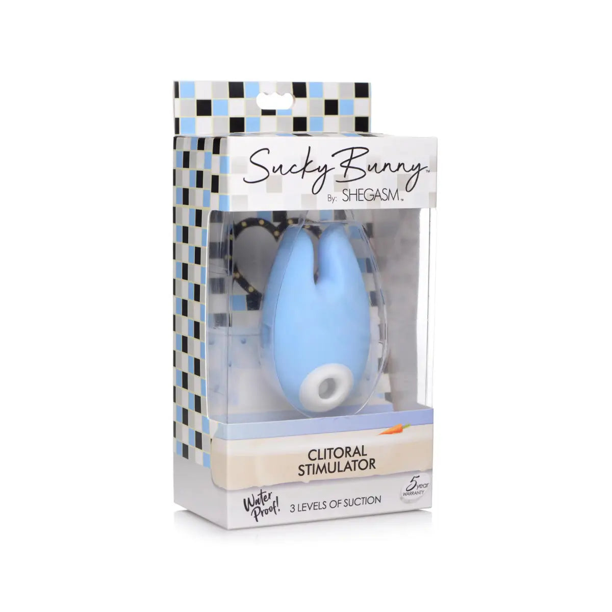 Sucky Bunny Silicone Clitoral Stimulator - Blue