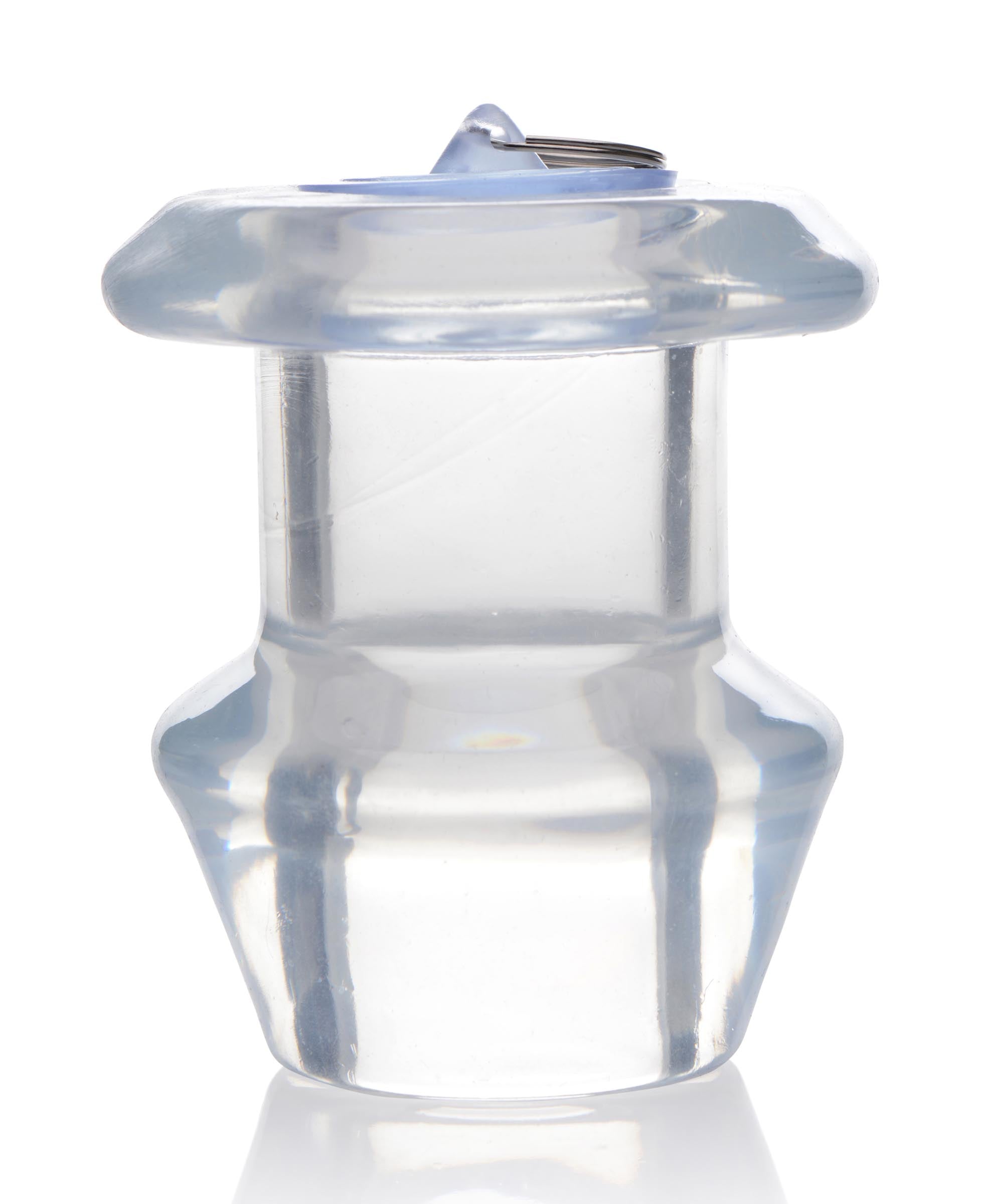 Ass Bung Clear Hollow Anal Dilator with Plug - XL