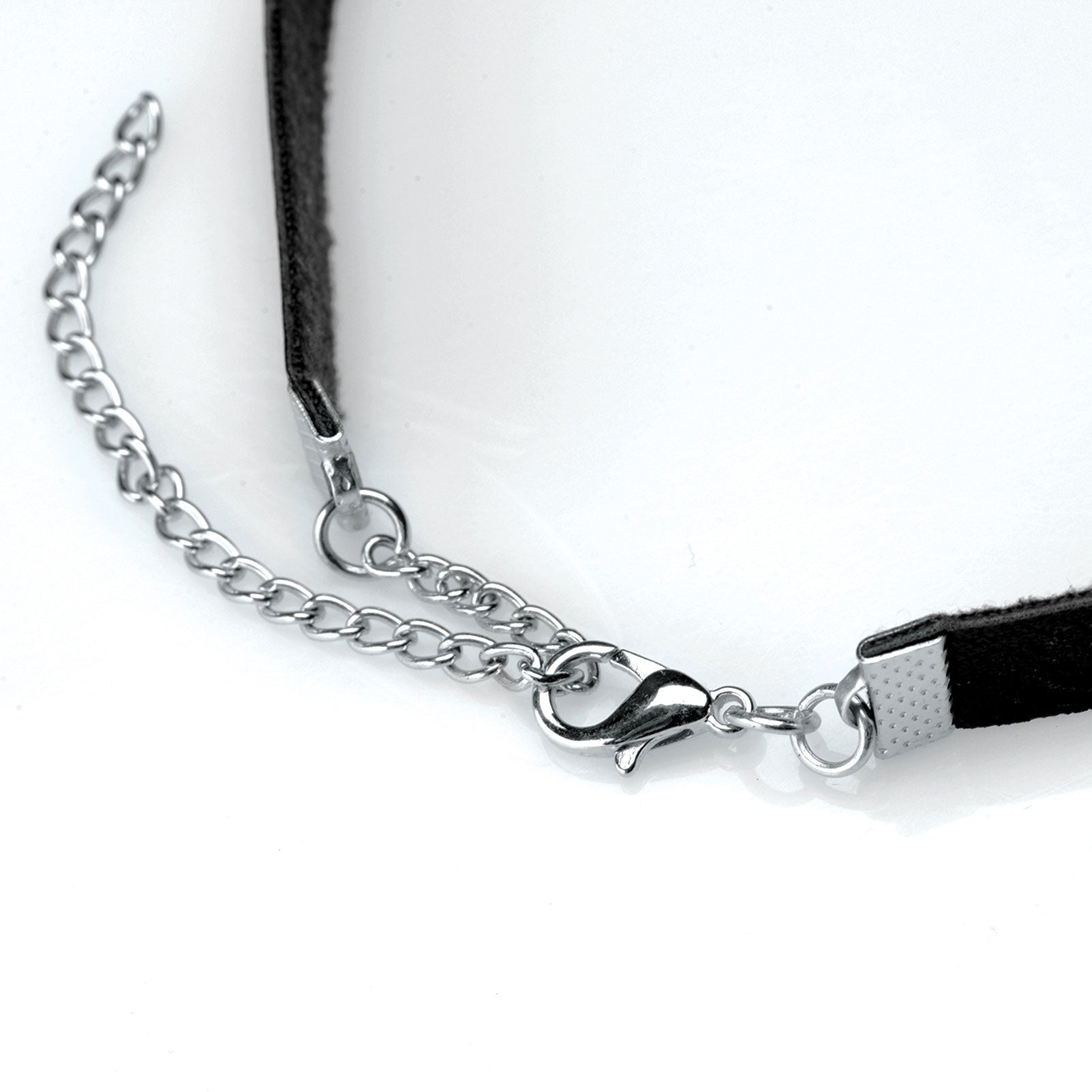 Pet Silver Ring Slim Choker - Lush