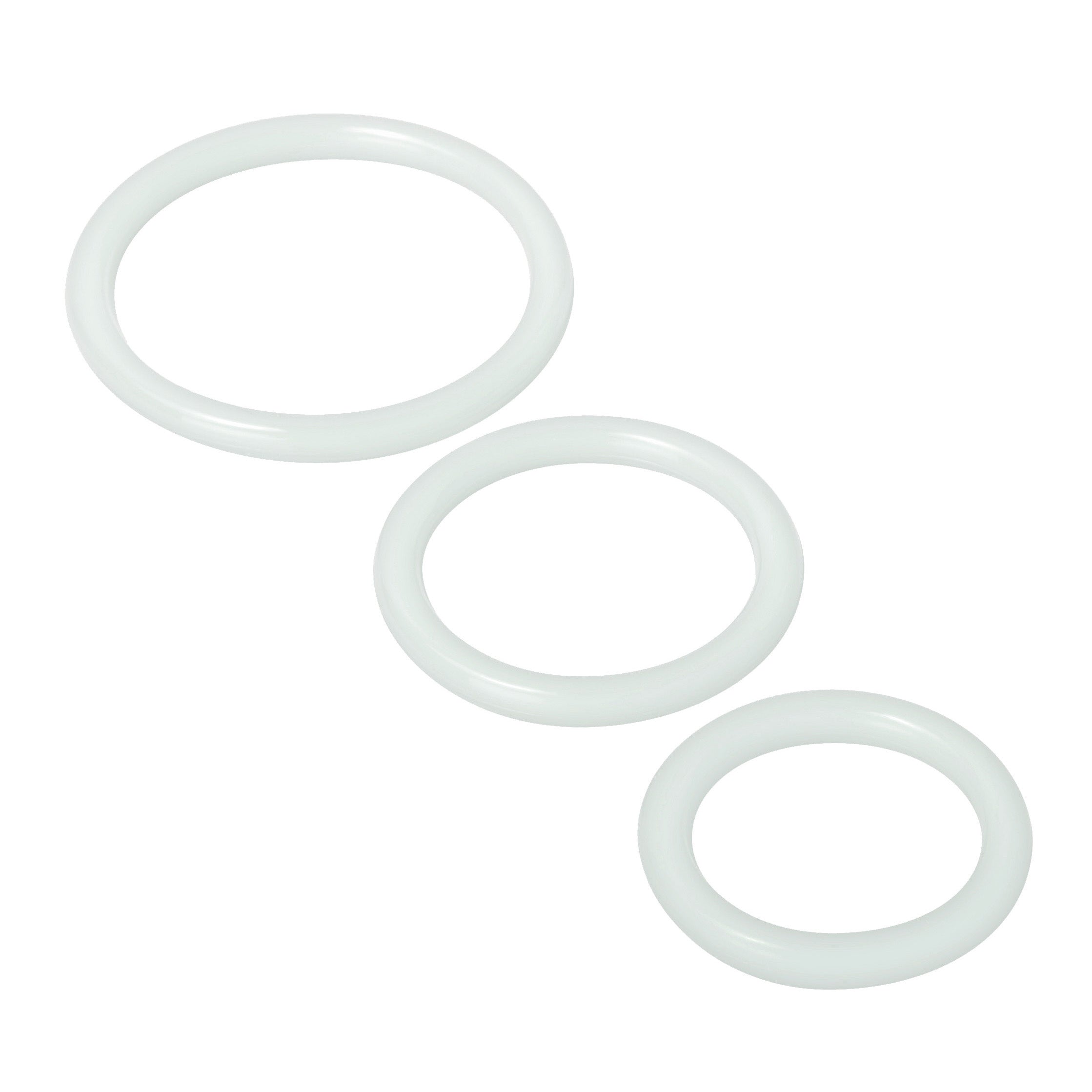 Trinity Silicone Cock Rings – Soft Stretch Silicone Erection Enhancers (Set)