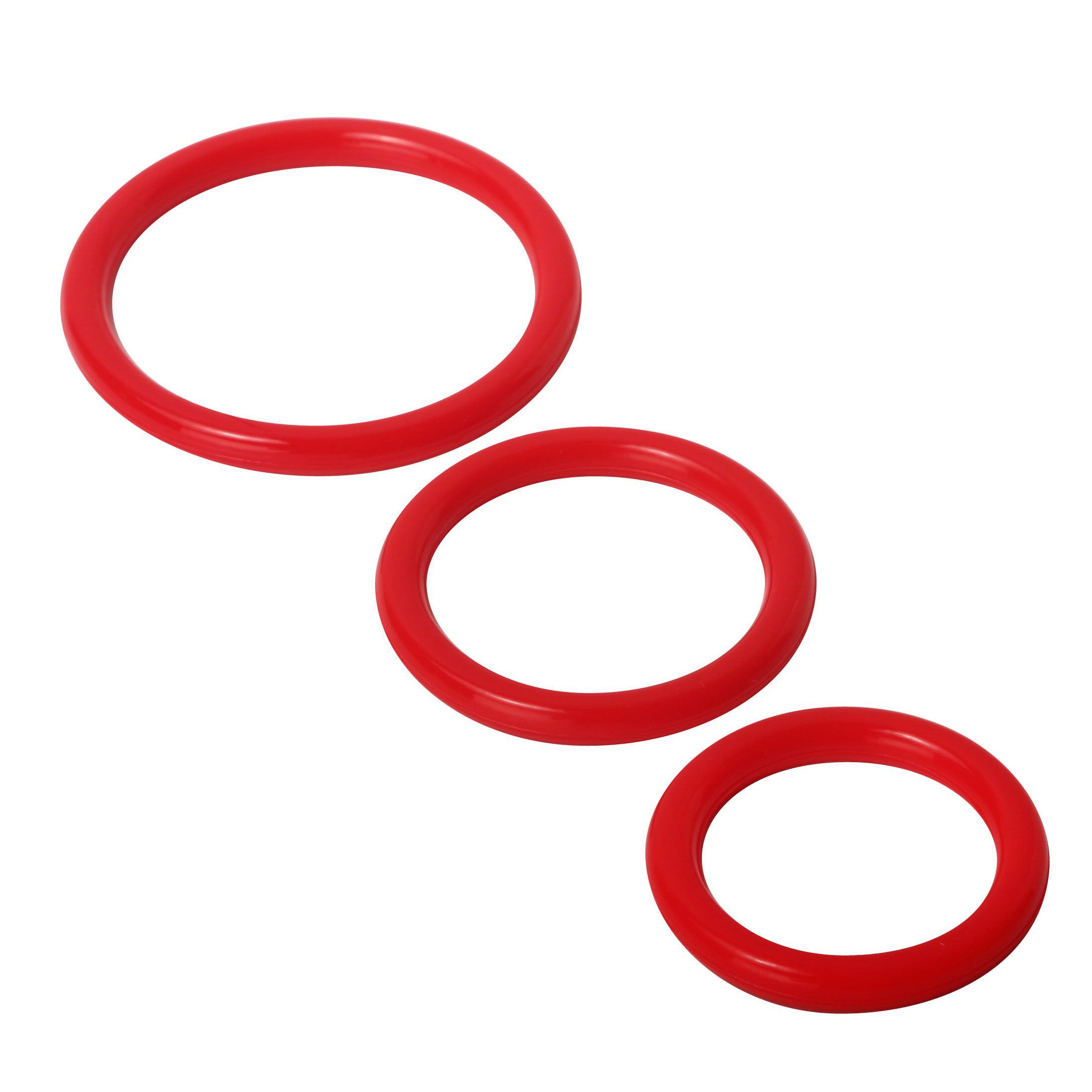 Trinity Silicone Cock Rings – Soft Stretch Silicone Erection Enhancers (Set)