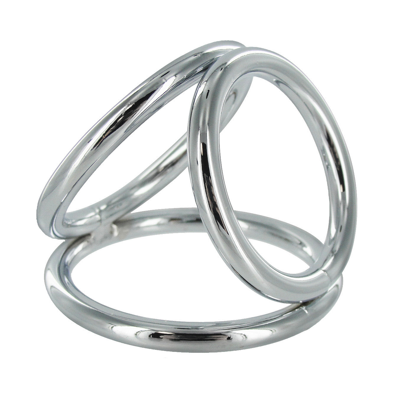 The Triad Chamber Cock and Ball Ring - Adjustable Silicone Enhancement Ring for Men