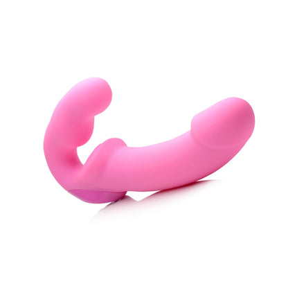 Urge Silicone Strapless Strap On With Remote- Pink