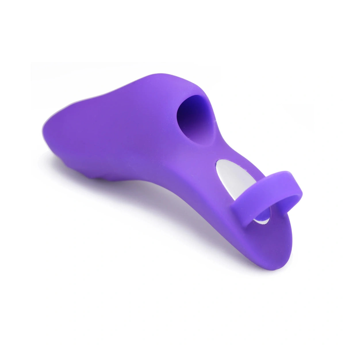 7X Finger Bang Her Pro Silicone Vibrator - Purple