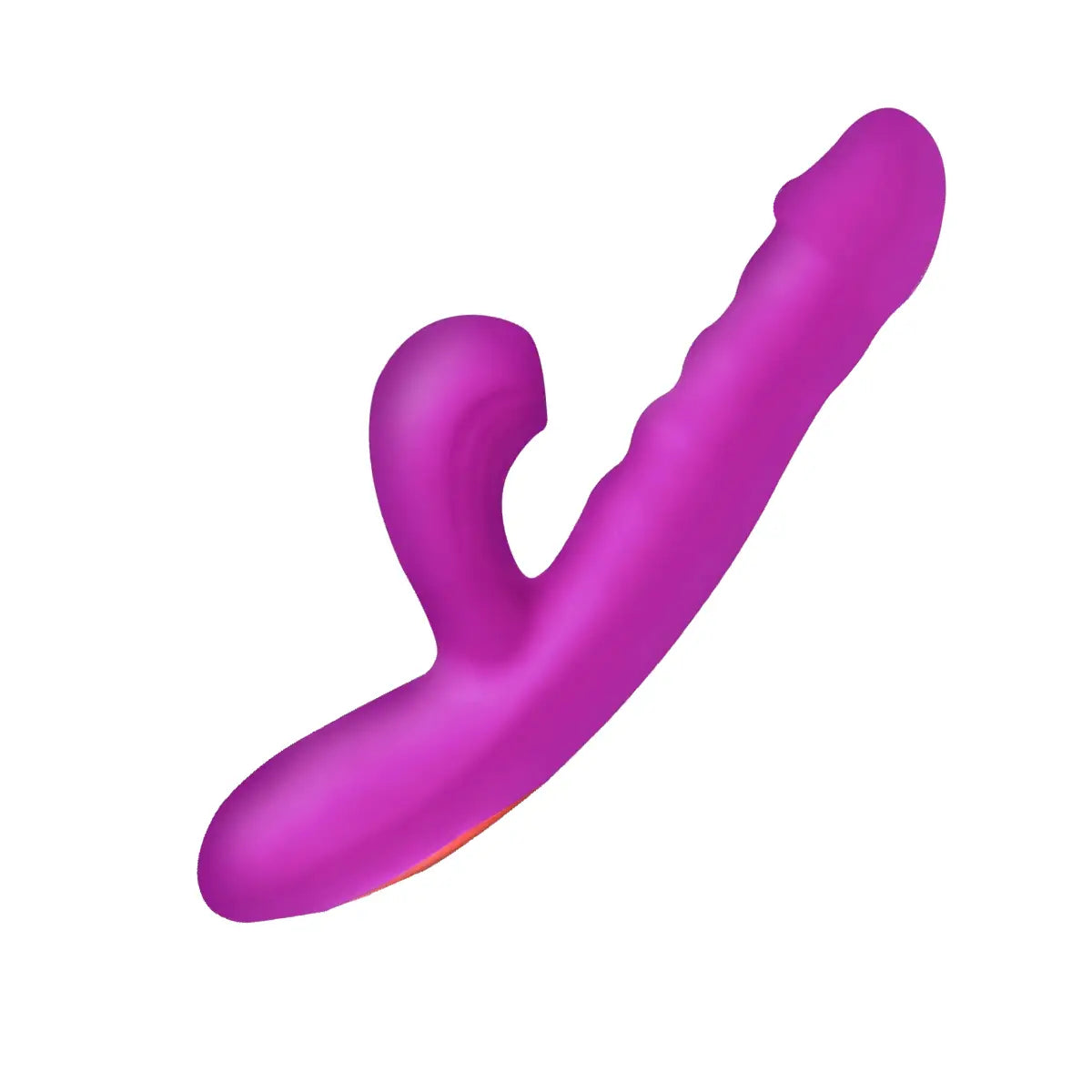 Thrust Wave Thrusting and Sucking Silicone Rabbit Vibrator