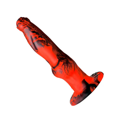 Hell Wolf Thrusting and Vibrating Silicone Dildo