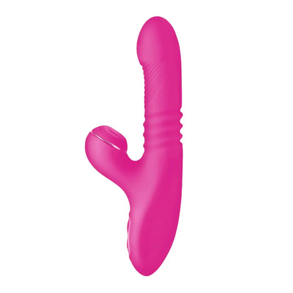 Pro-Thrust Thrusting Suction Silicone Rabbit Vibrator