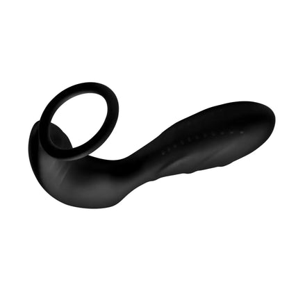 Silicone Prostate Vibrator and Strap with Remote Control