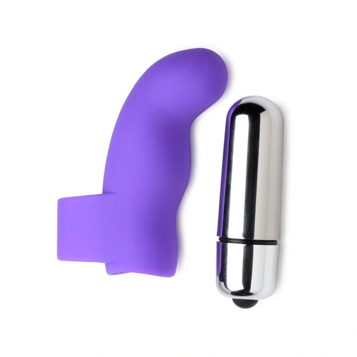 G-Thrill Silicone Finger Vibe - Purple