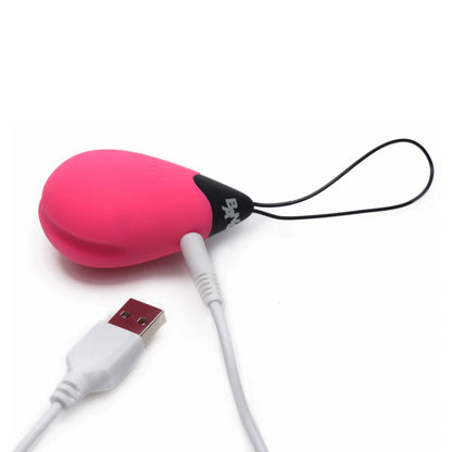 10X Silicone Vibrating Egg - Pink