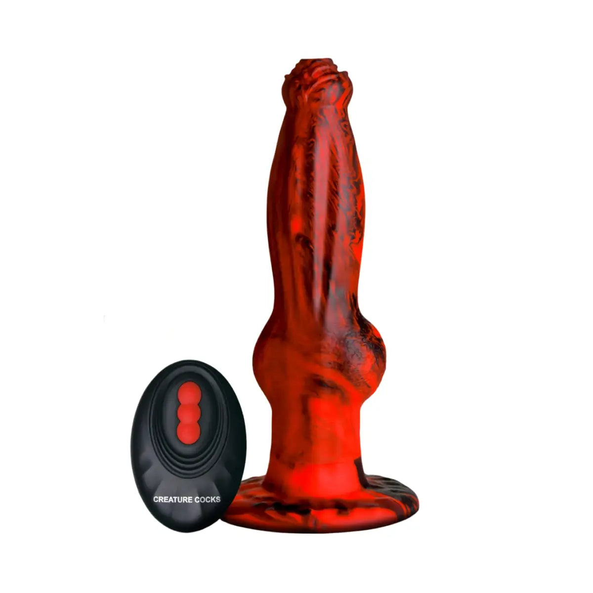 Hell Wolf Thrusting and Vibrating Silicone Dildo