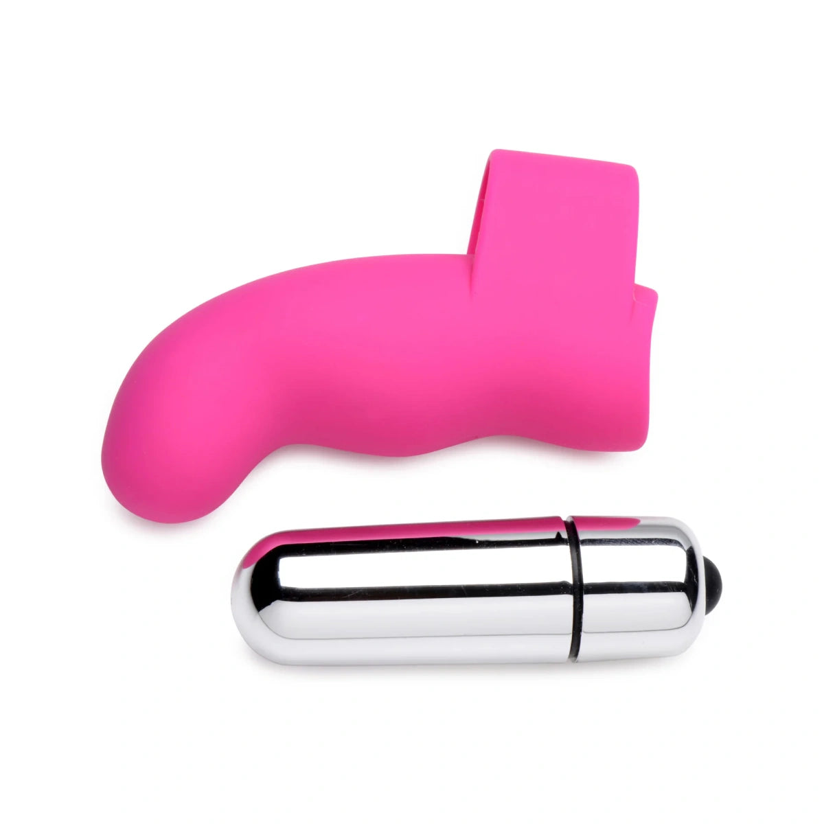 G-Thrill Silicone Finger Vibe - Magenta