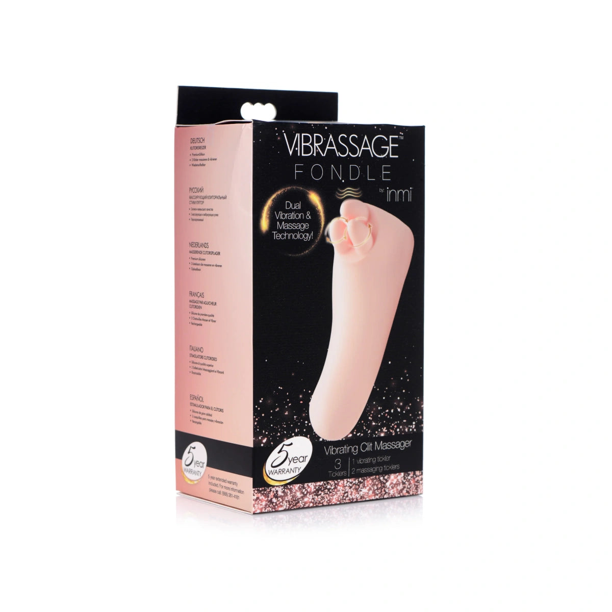 Vibrassage Fondle Silicone Vibrating Clit Massager