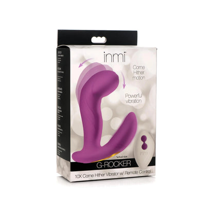 G-Rocker 10X Come Hither Silicone Vibrator with Remote Control