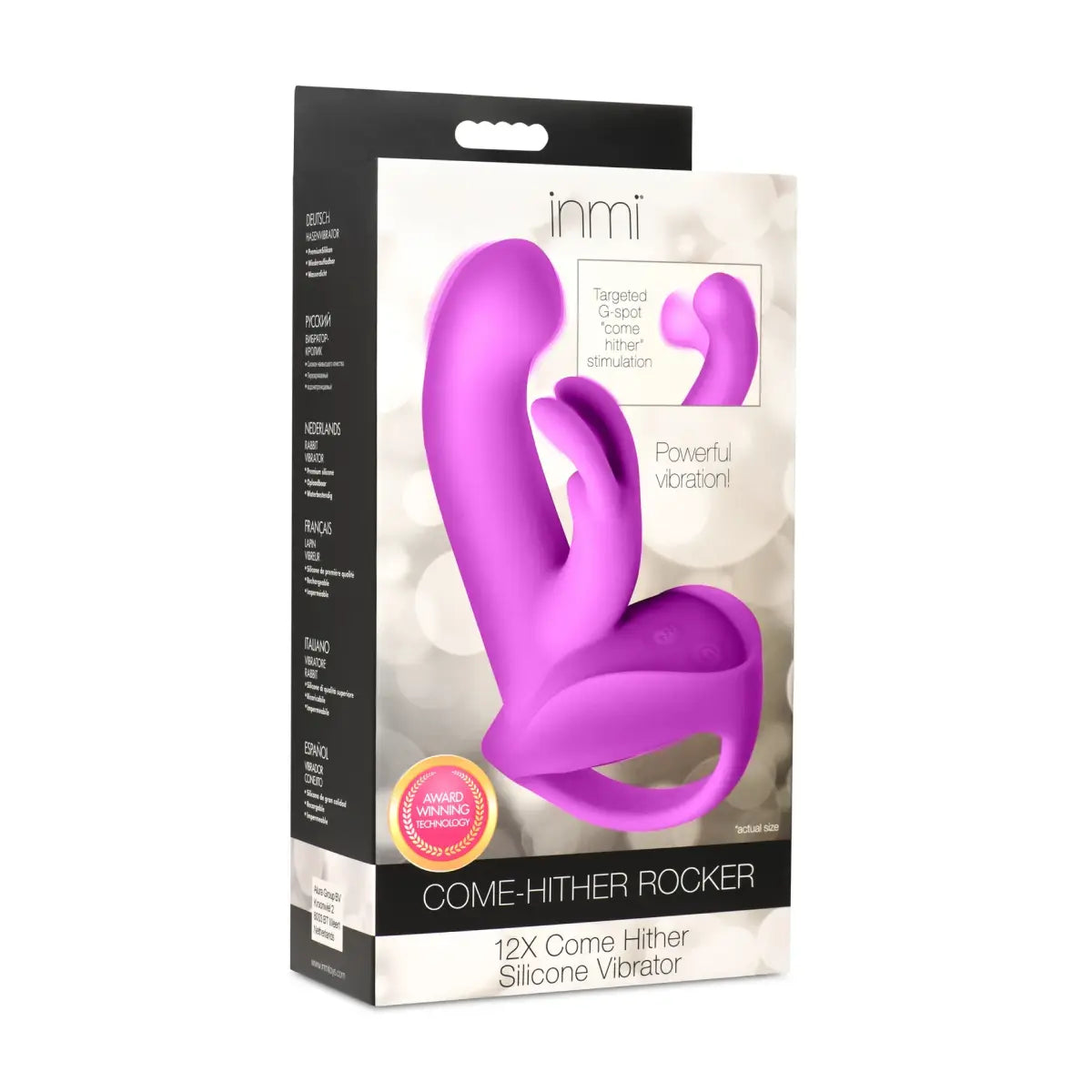 12X Come-Hither Rocker Silicone Vibrator