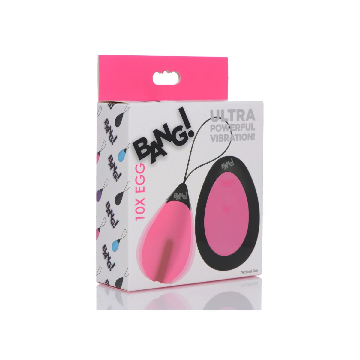 10X Silicone Vibrating Egg - Pink