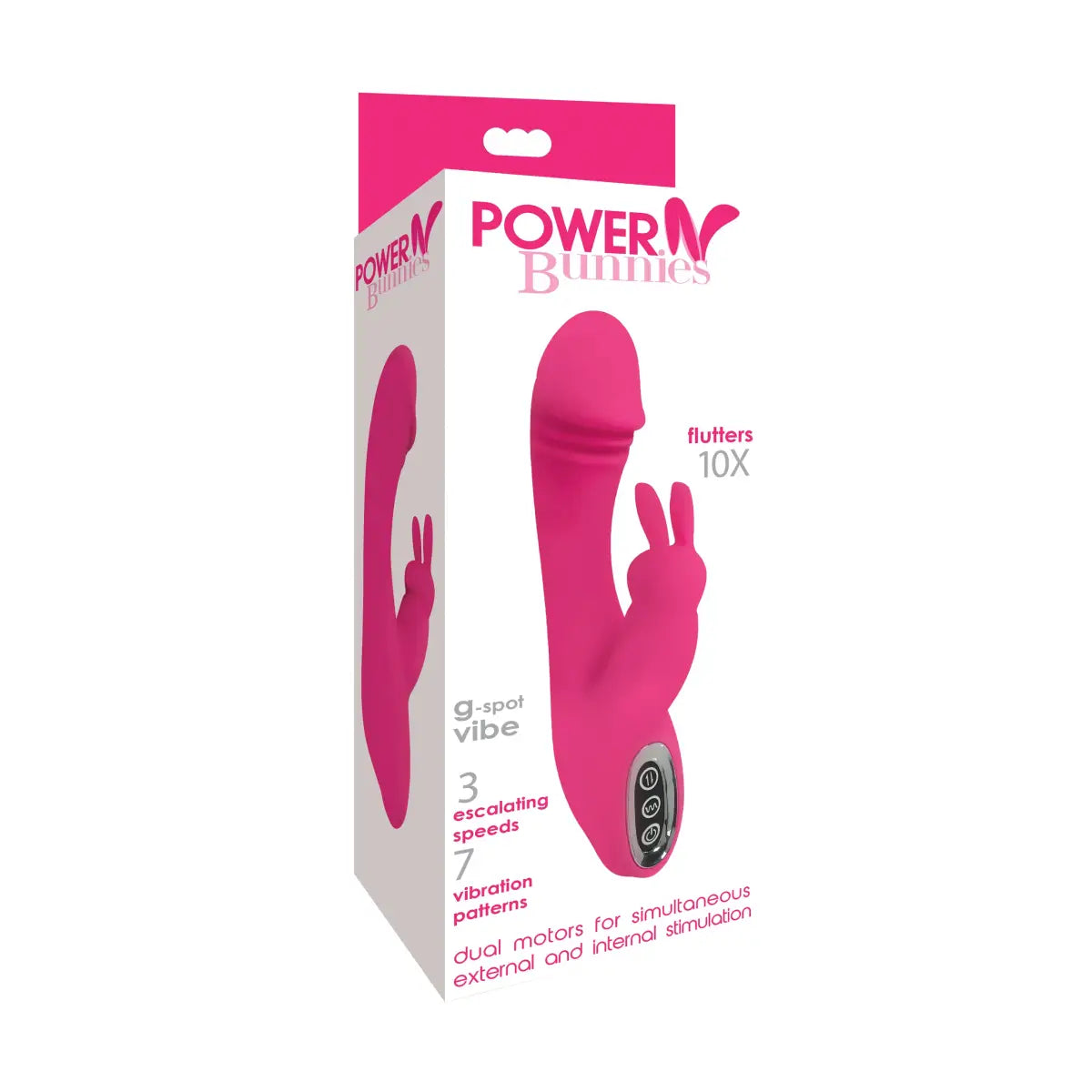 Flutters 10X G-Spot Rabbit Silicone Vibrator