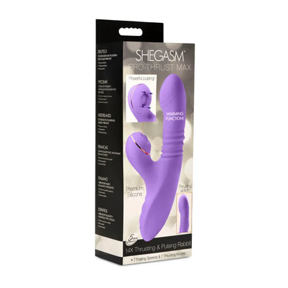 Pro-Thrust Max 14X Thrusting and Pulsing Silicone Rabbit