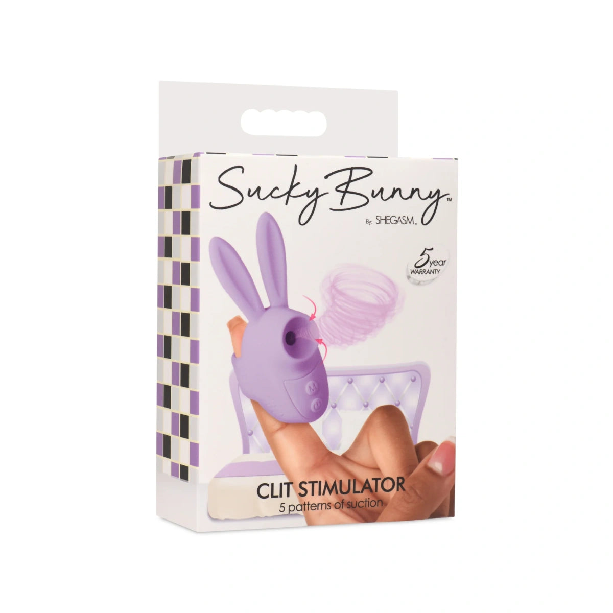 Sucky Bunny Clit Stimulator - Purple