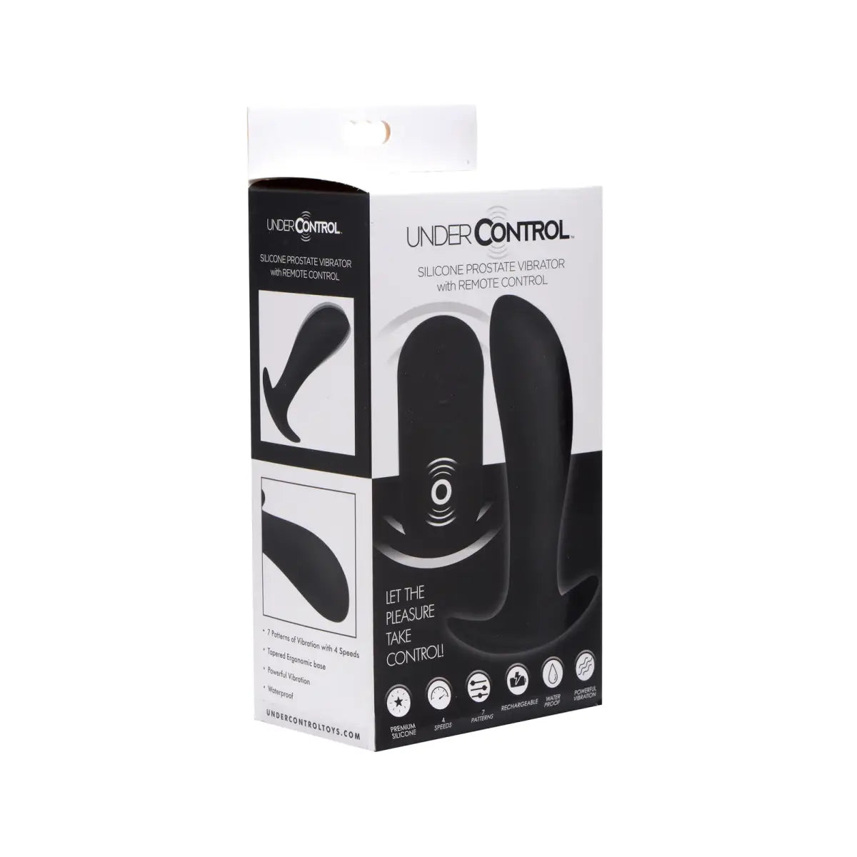 Silicone Prostate Vibrator with Remote Control