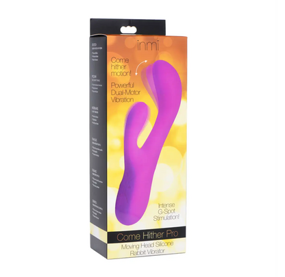 Come Hither Pro Silicone Rabbit Vibrator with Orgasmic Motion