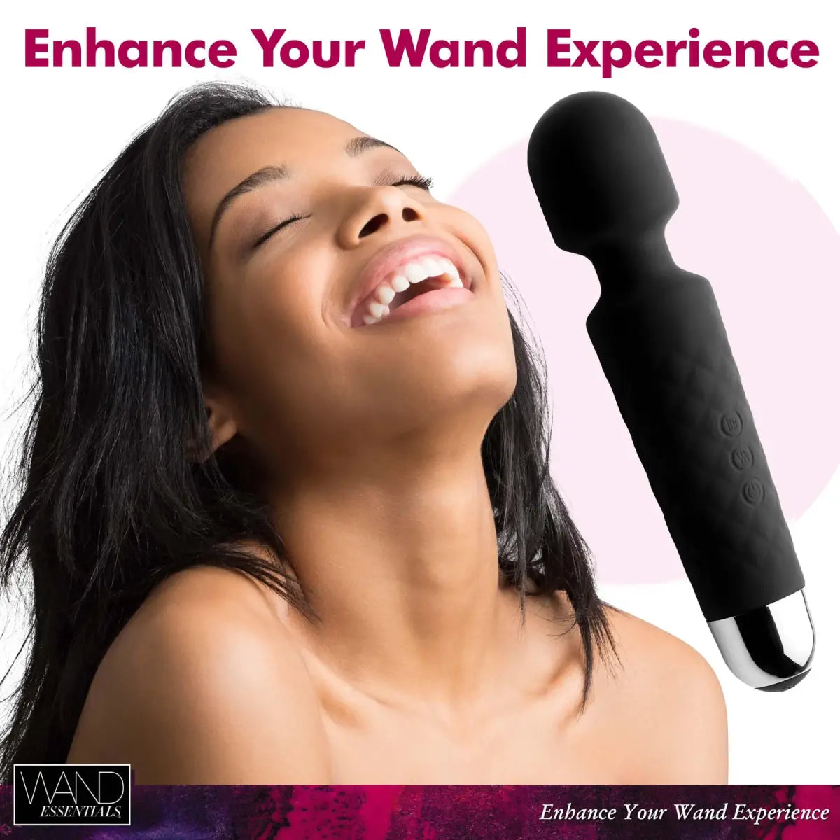 18X Luxury Silicone Travel Wand