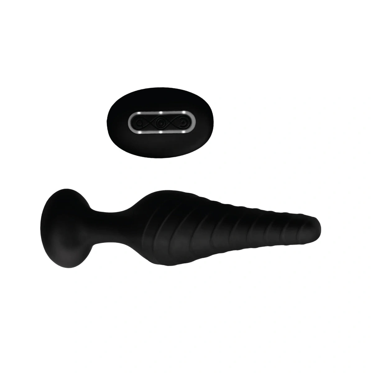 Silicone Vibrating Anal Plug With Remote Control