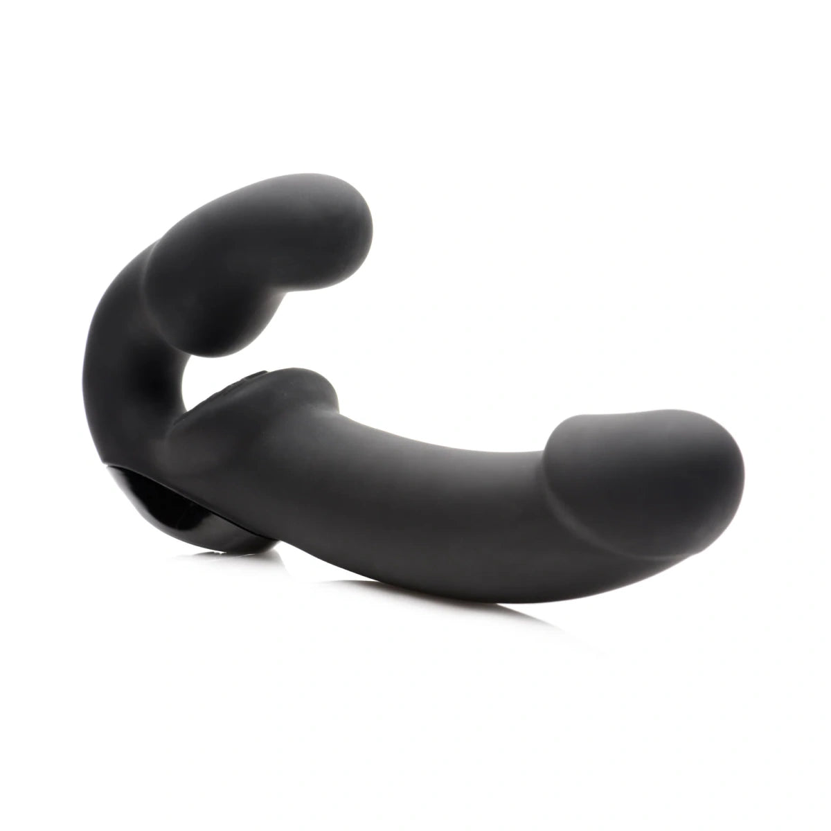 Urge Silicone Strapless Strap On With Remote- Black