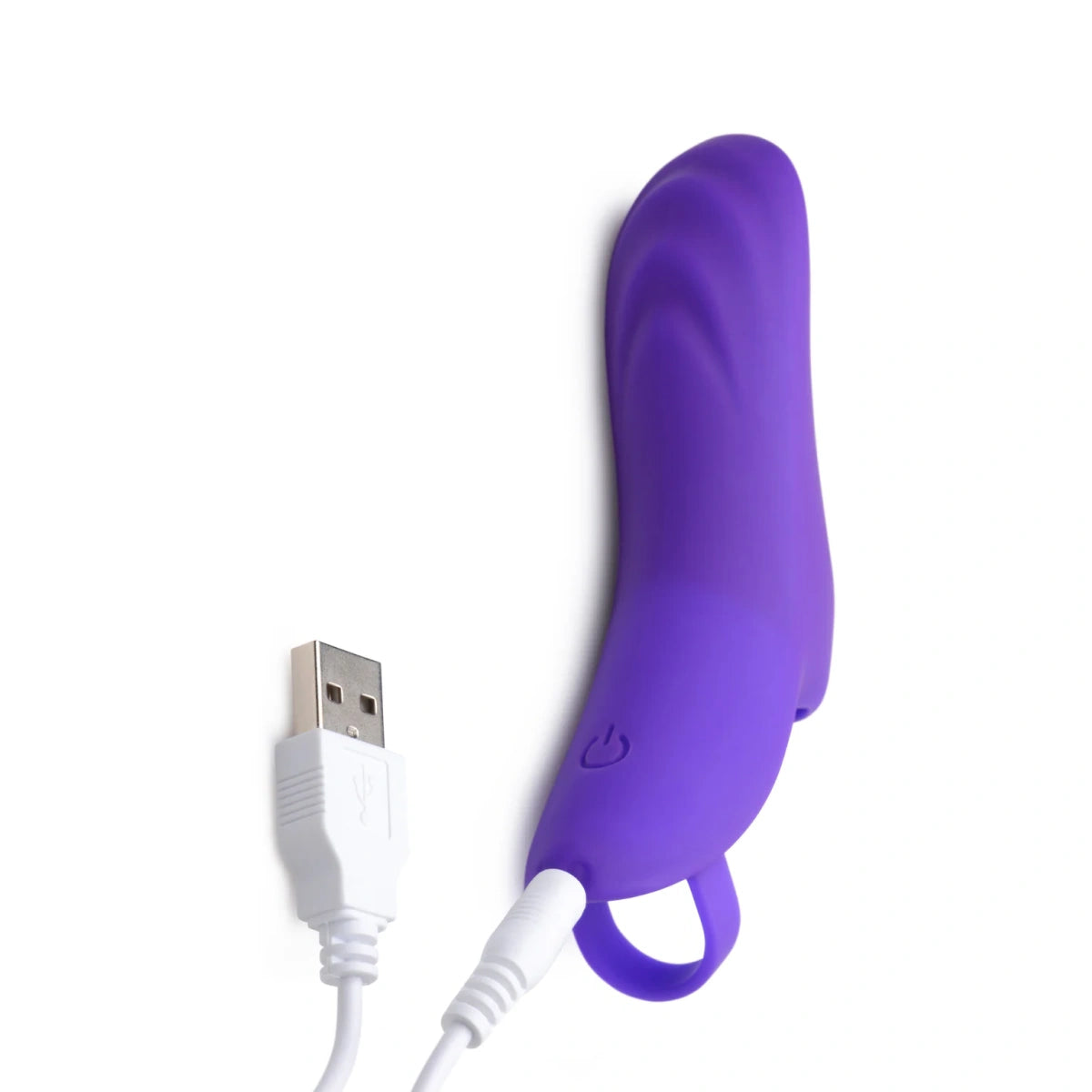 7X Finger Bang Her Pro Silicone Vibrator - Purple