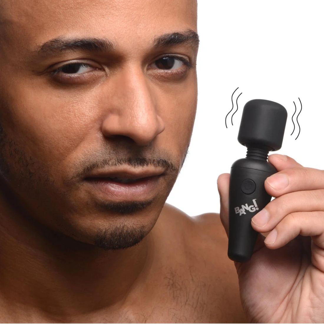 10X Ultra Powerful Silicone Mini Wand - Black