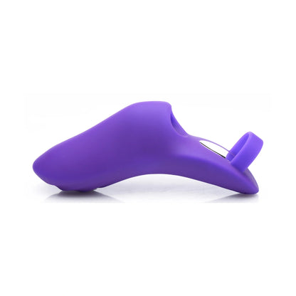 7X Finger Bang Her Pro Silicone Vibrator - Purple