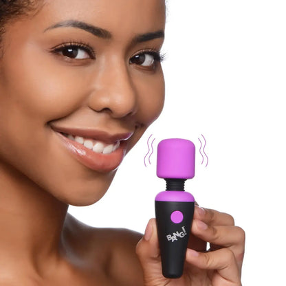 10X Ultra Powerful Silicone Mini Wand - Purple