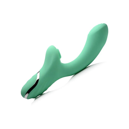 10X Minty Air-Stim Silicone Rabbit Vibrator