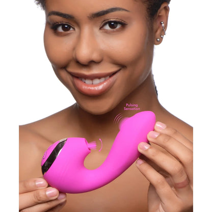 10X Licking G-Throb Rechargeable Silicone Vibrator