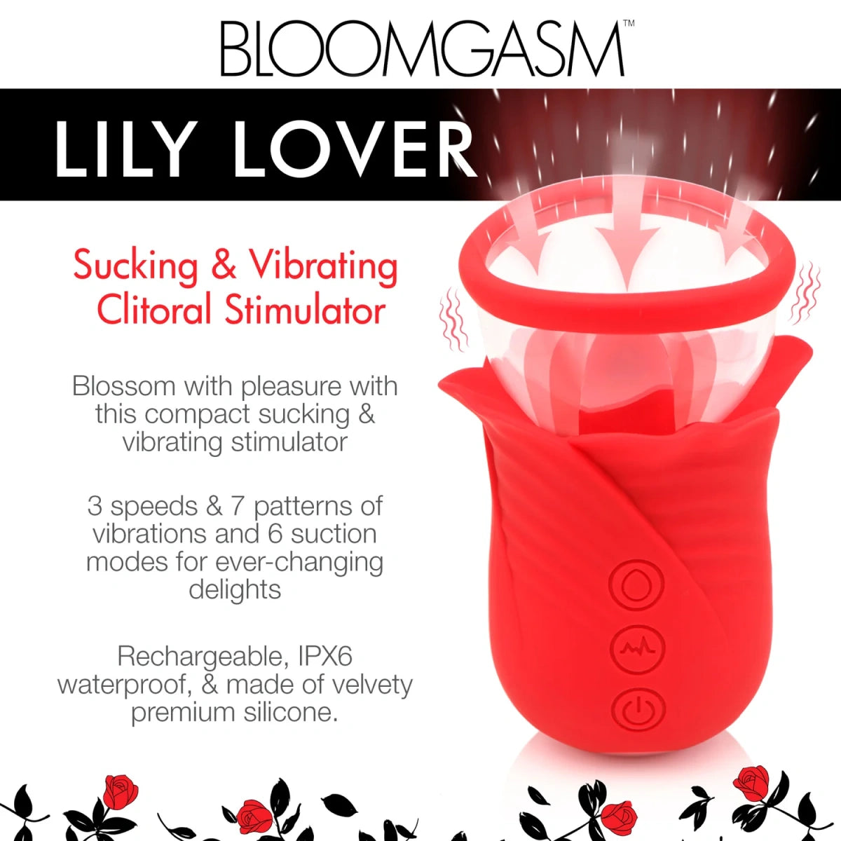 Lily Lover Sucking &amp; Vibrating Clitoral Stimulator