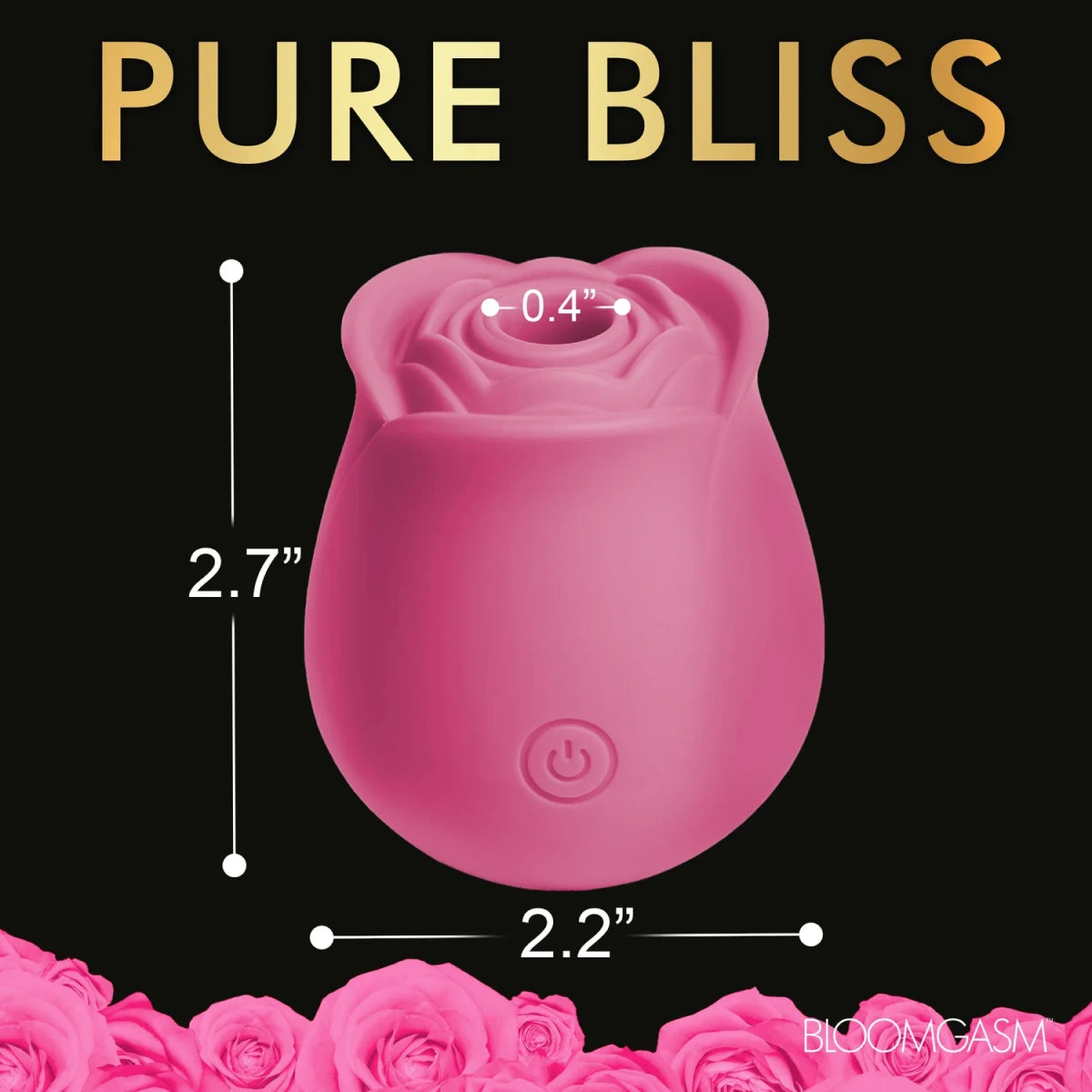 The Perfect Rose Clitoral Stimulator - Pink