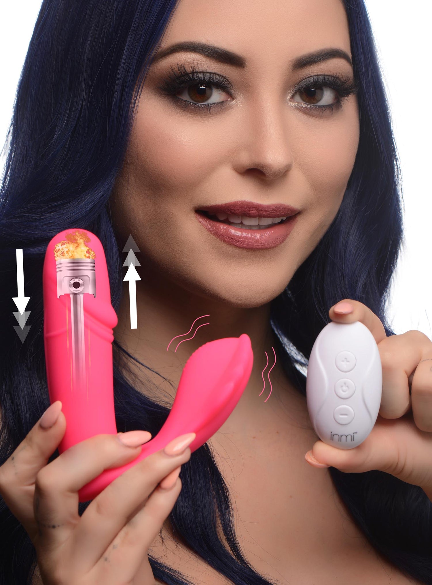 Panty Thumper 7X Thumping Silicone Vibrator with Remote Control