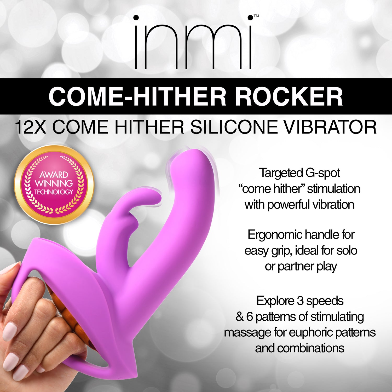 12X Come-Hither Rocker Silicone Vibrator