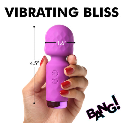 10X Mini Silicone Wand - Purple