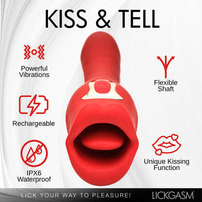 Kiss and Tell Pro Dual-ended Kissing Vibrator