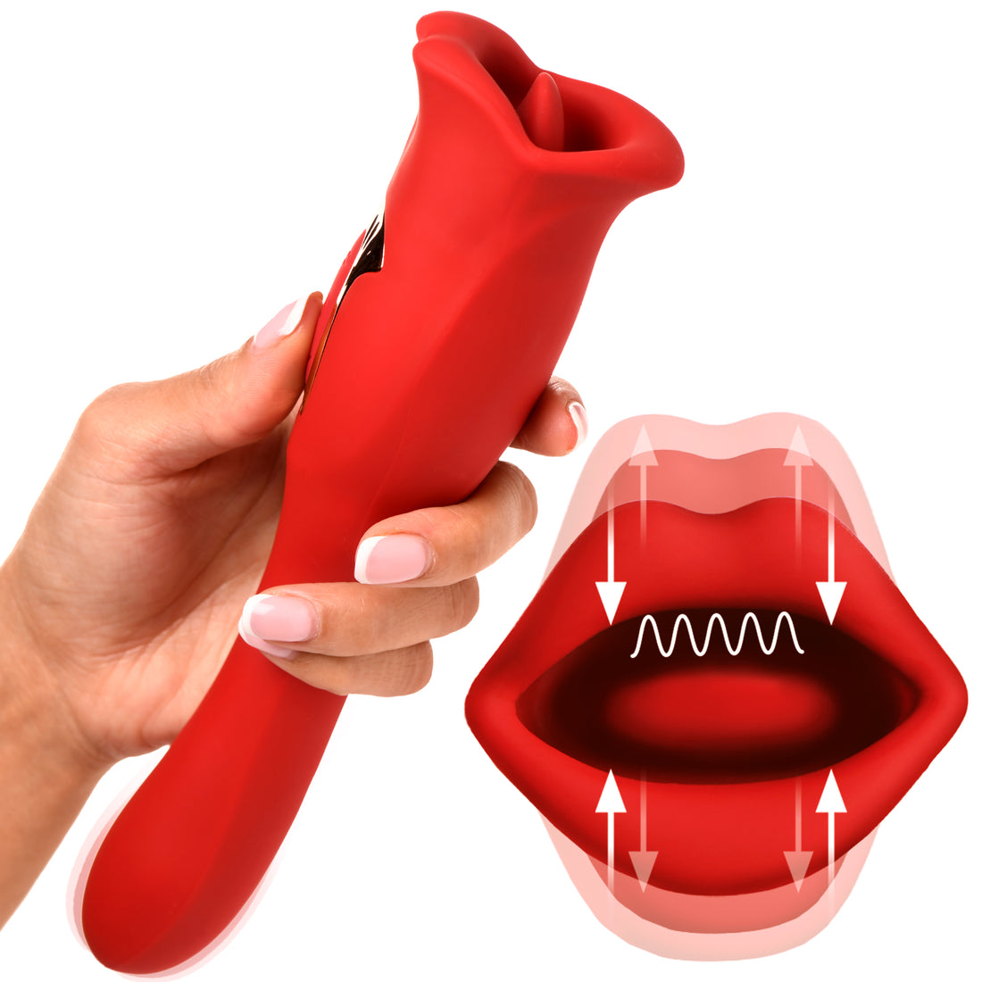 Kiss and Tell Pro Dual-ended Kissing Vibrator