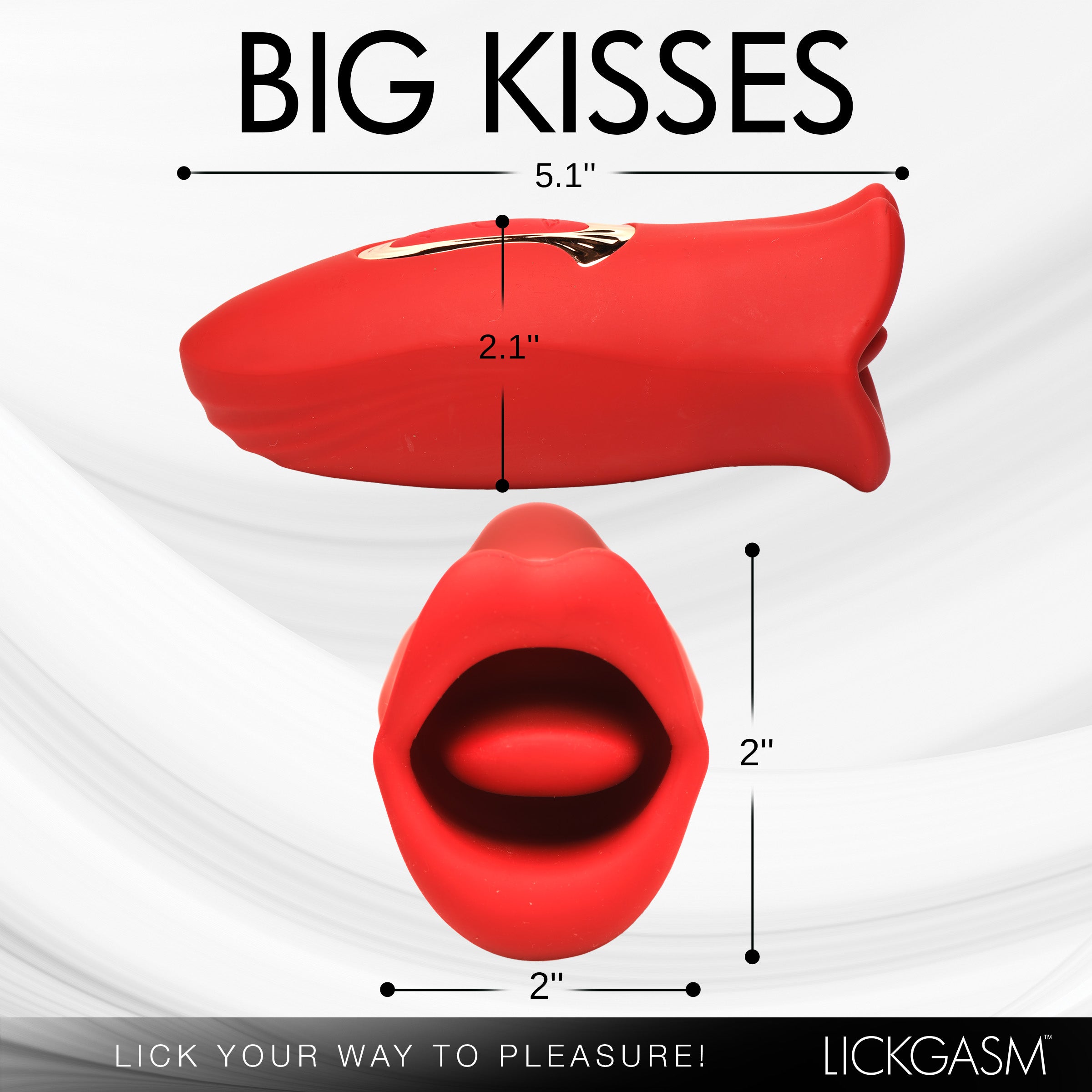 Kiss and Tell Mini Kissing and Vibrating Clitoral Stimulator