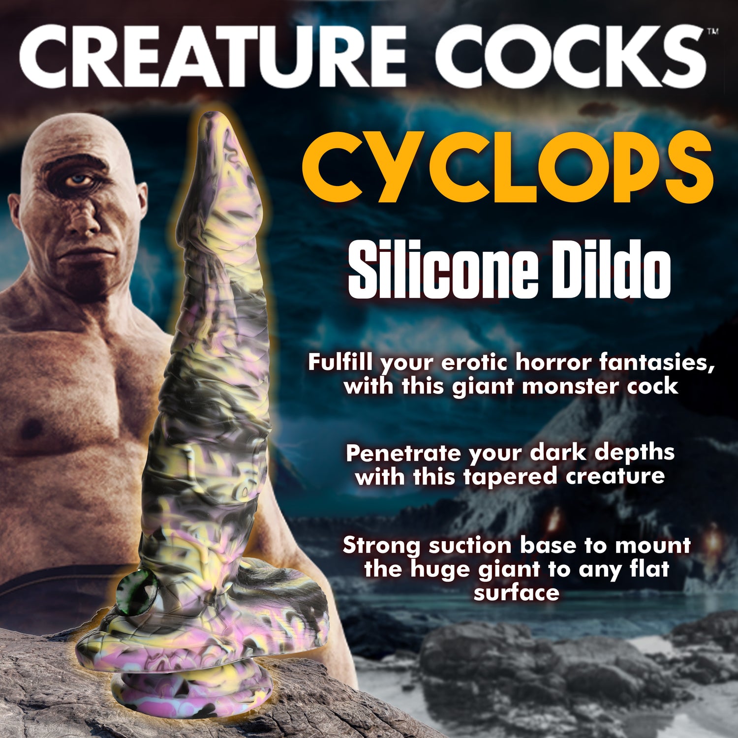 Cyclops Monster Silicone Dildo