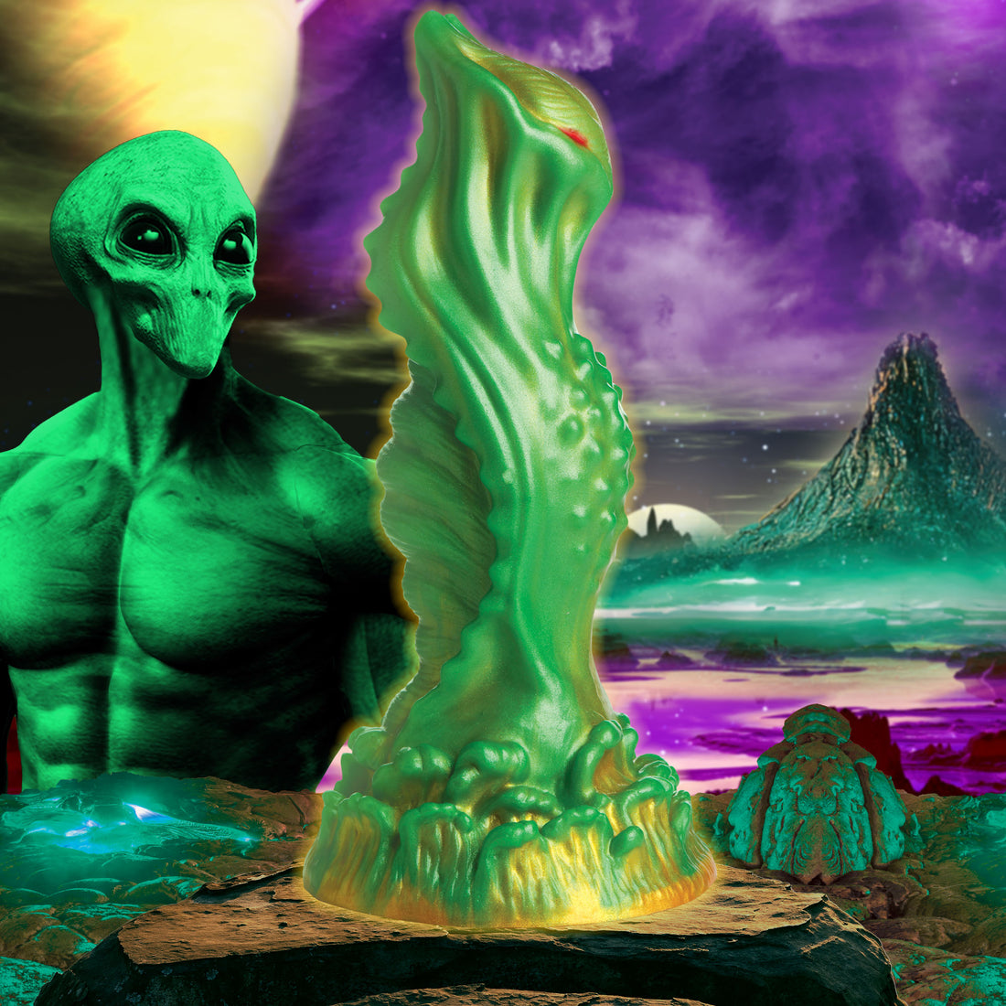 Nebula Alien Silicone Dildo