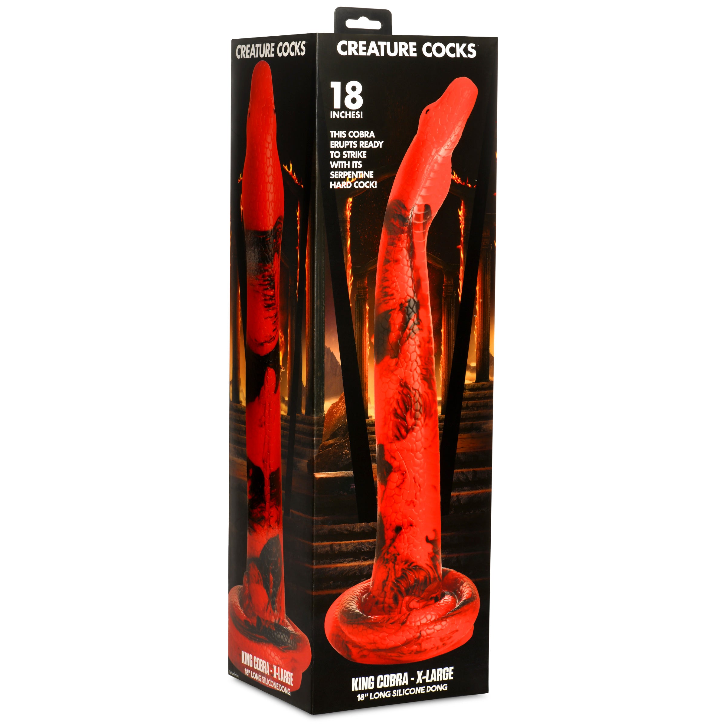 King Cobra Silicone Dildo - 18 Inch