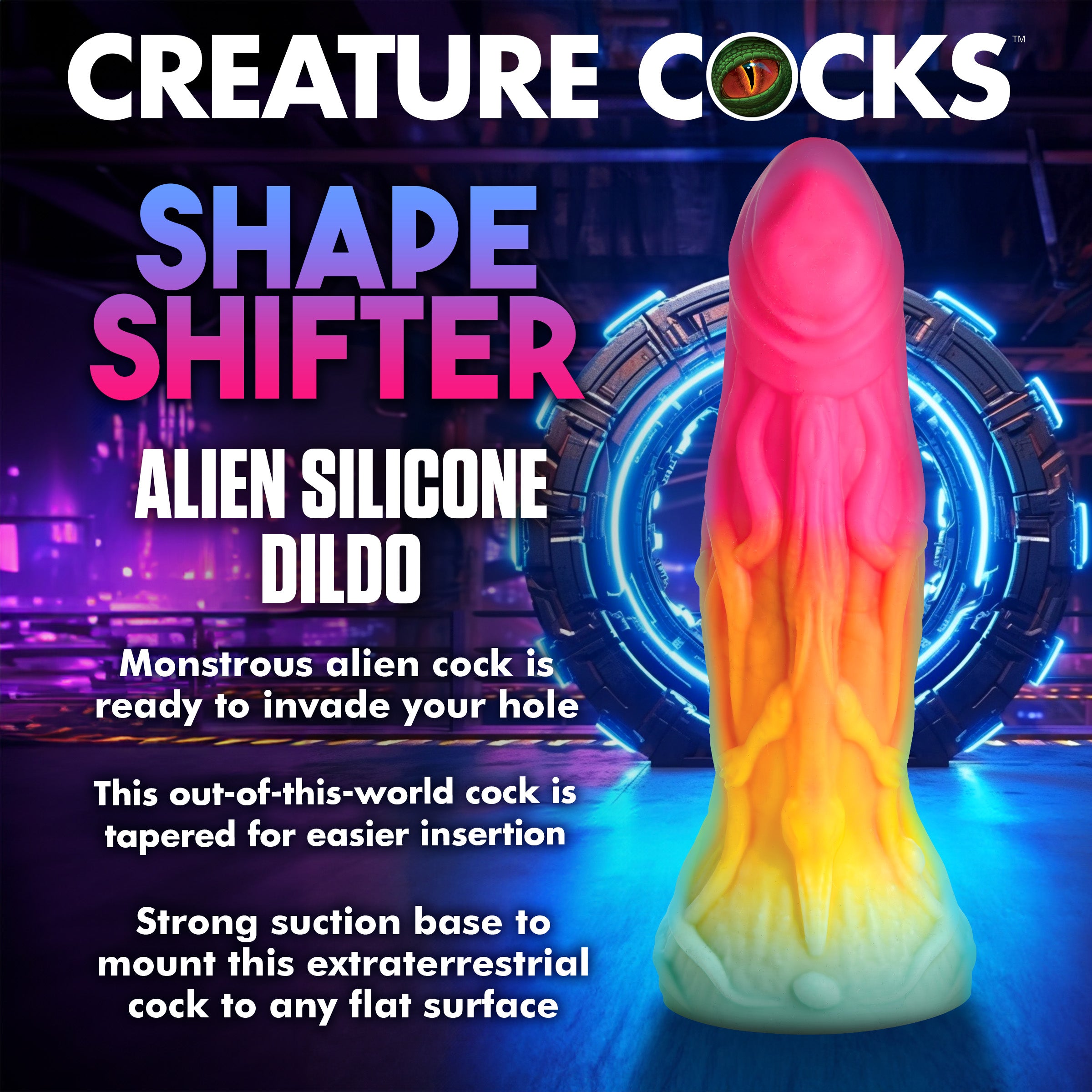 Shape Shifter Alien Silicone Dildo