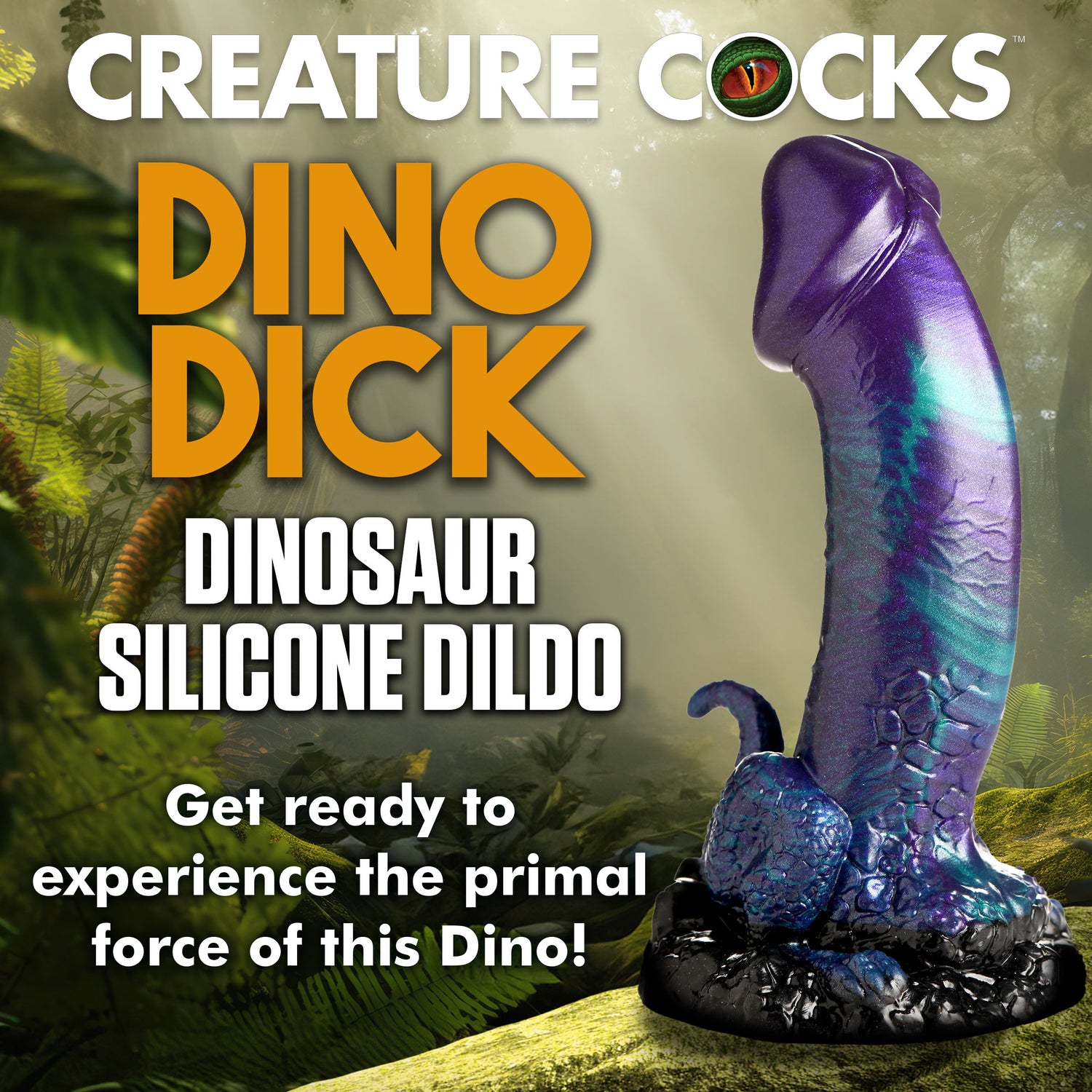 Dino-Dick Silicone Dildo - Large