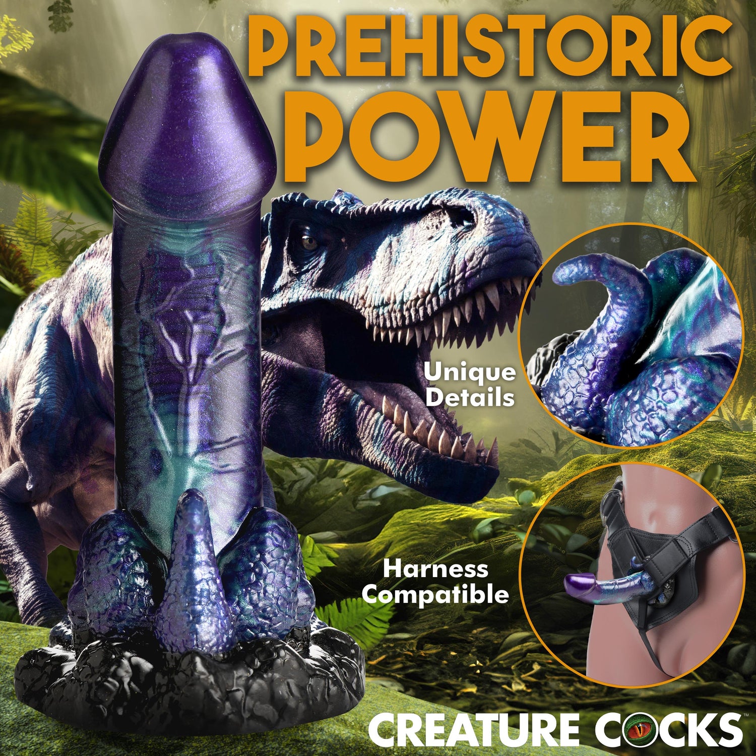 Dino-Dick Silicone Dildo - Large