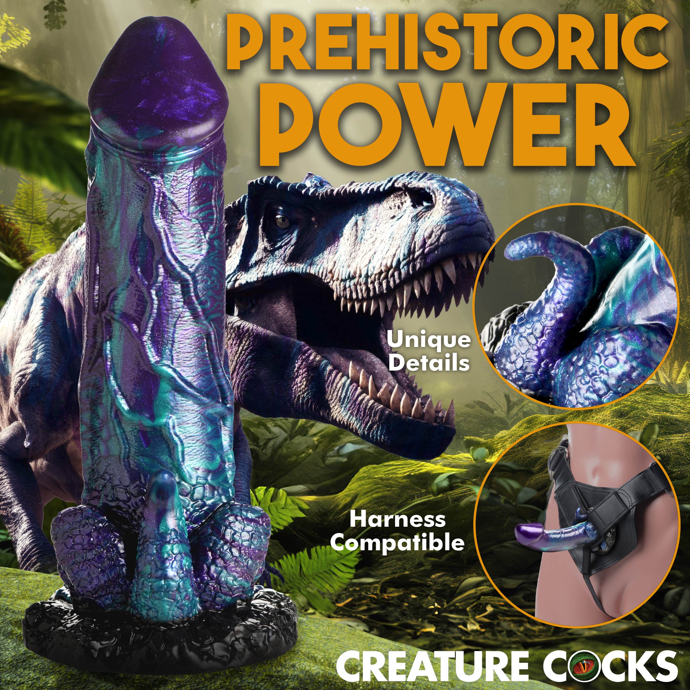 Dino-Dick Silicone Dildo - XL