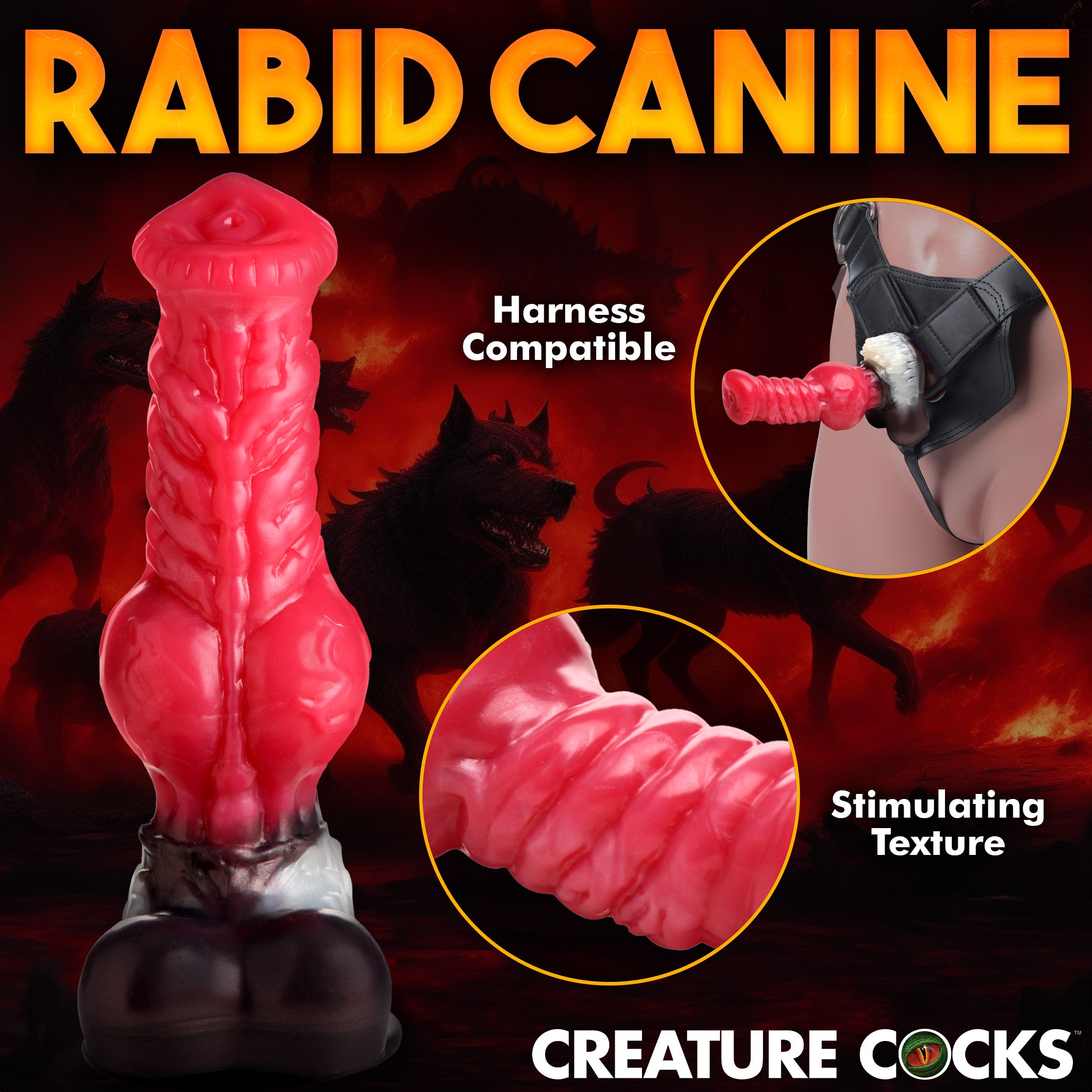 Cujo Canine Silicone Dildo - Extra Large